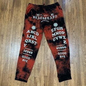 BlackCraft Unisex Orange Ouija Joggers L
